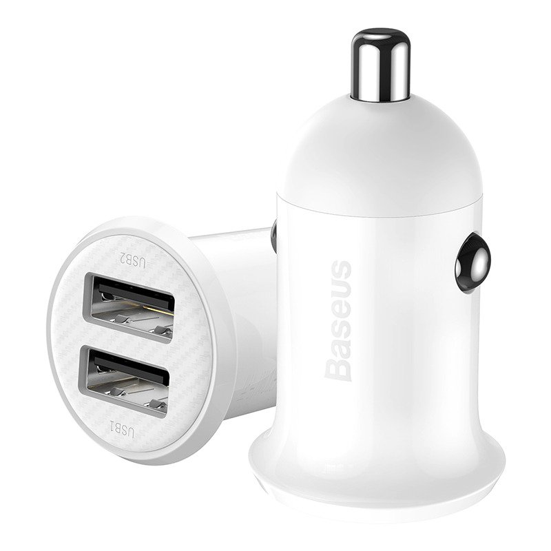 Baseus Grain Pro Dual USB Car Charger
