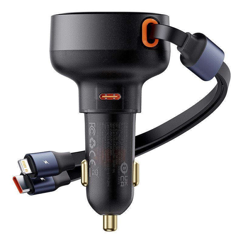 Baseus Enjoyment Pro Car Charger (USB-C & Lightning)