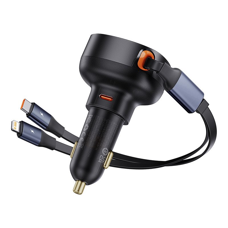Baseus Enjoyment Pro Car Charger (USB-C & Lightning)