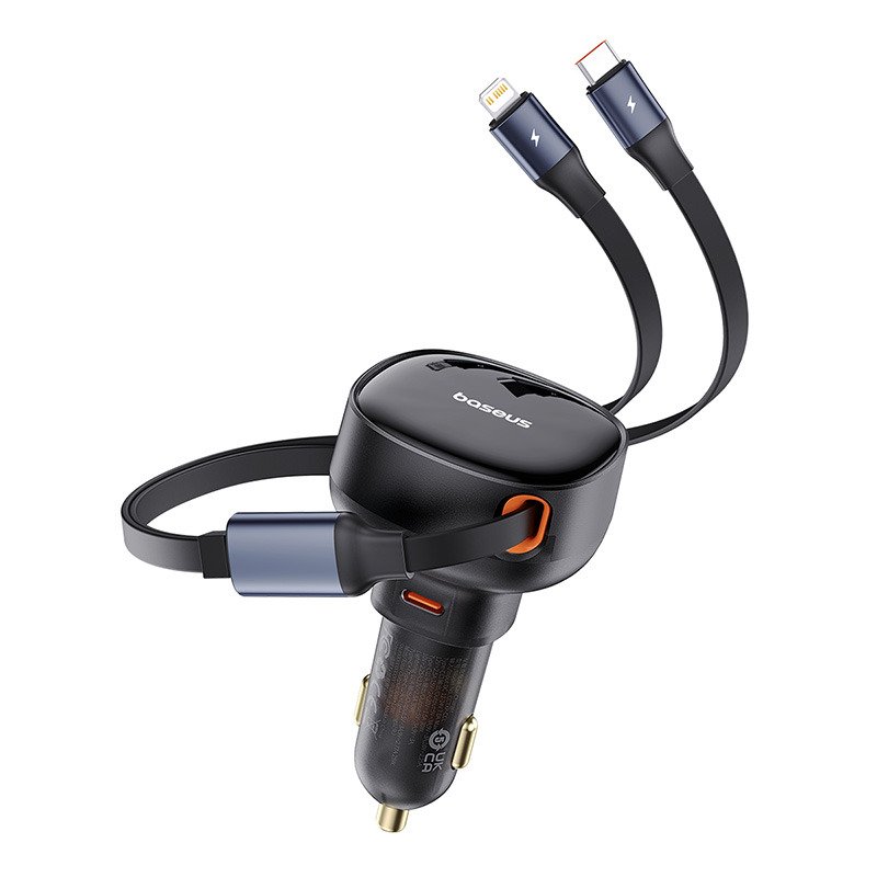 Baseus Enjoyment Pro Car Charger (USB-C & Lightning)