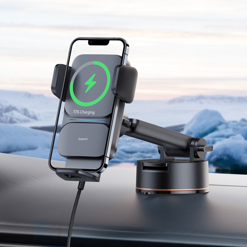 Baseus Wisdom Auto-Alignment Wireless Car Charger