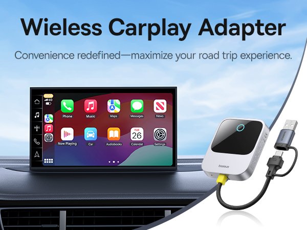 Baseus SafeJourney Wireless CarPlay Adapter