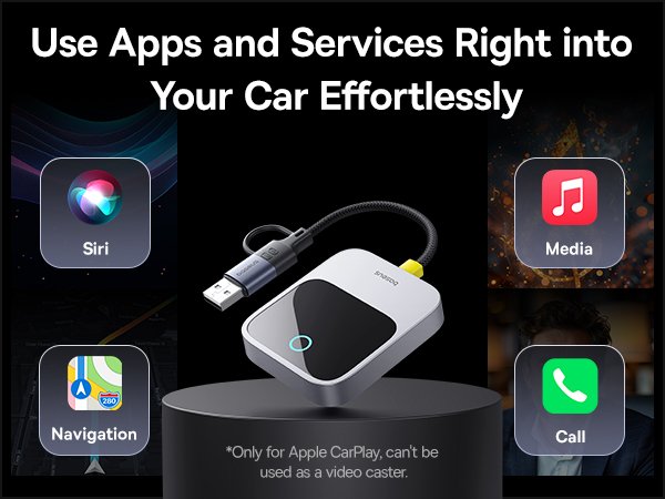 Baseus SafeJourney Wireless CarPlay Adapter