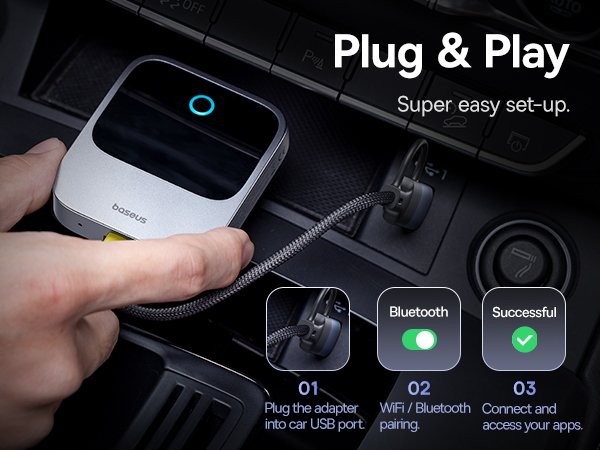 Baseus SafeJourney Wireless CarPlay Adapter