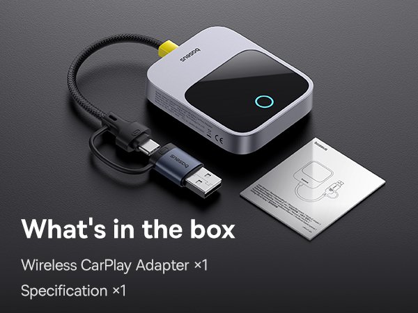 Baseus SafeJourney Wireless CarPlay Adapter