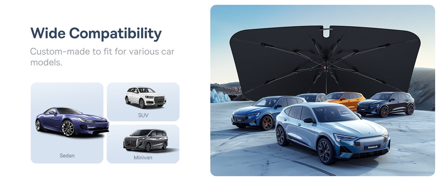 Baseus CoolRide Car Sunshade Umbrella
