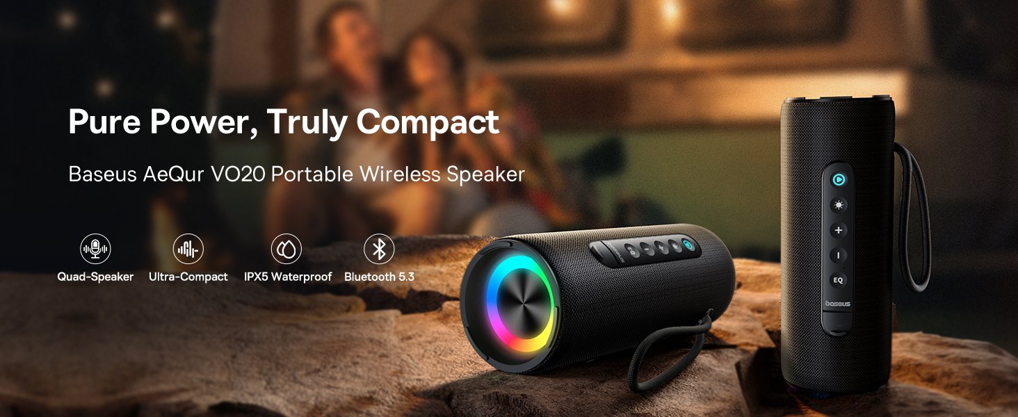 Baseus AeQur VO20 Bluetooth Speaker