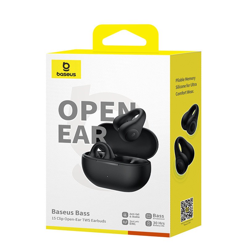 Baseus Bass 15 Clip Open-Ear Wireless Earphones