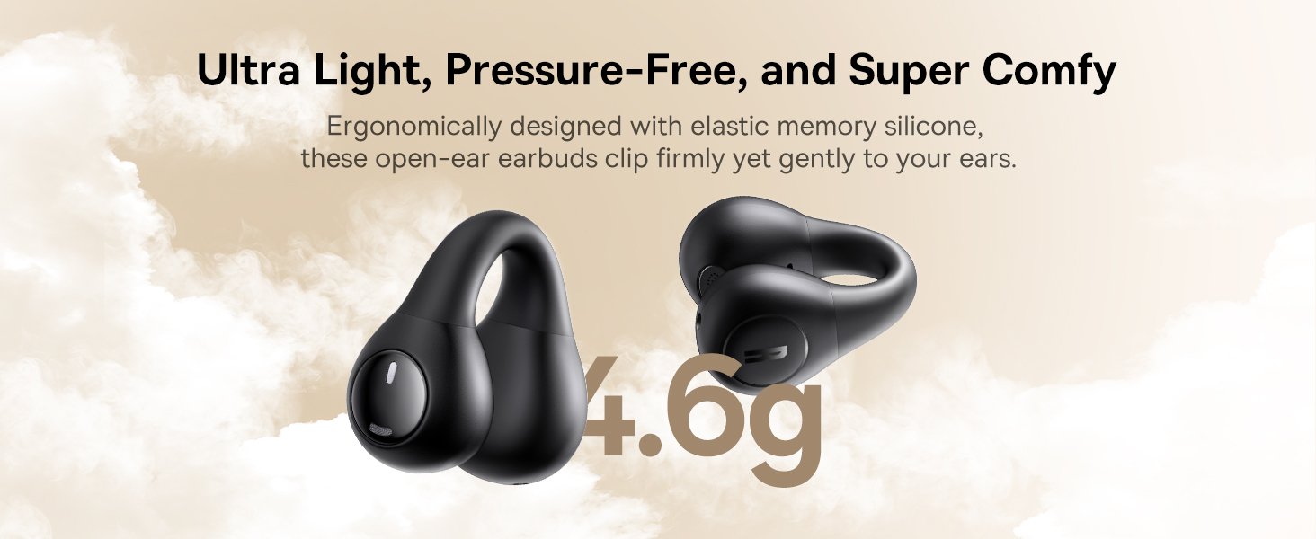 Baseus Bass 15 Clip Open-Ear Wireless Earphones