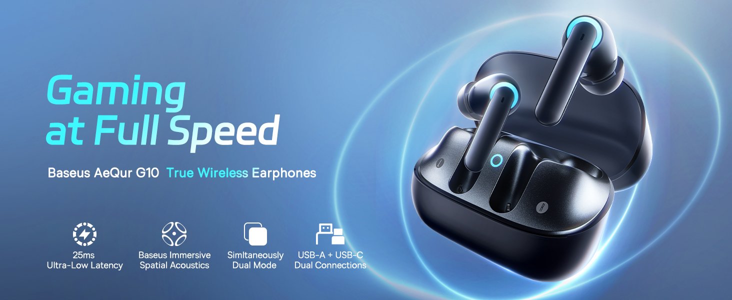 Baseus AeQur G10 Gaming Wireless Earphones