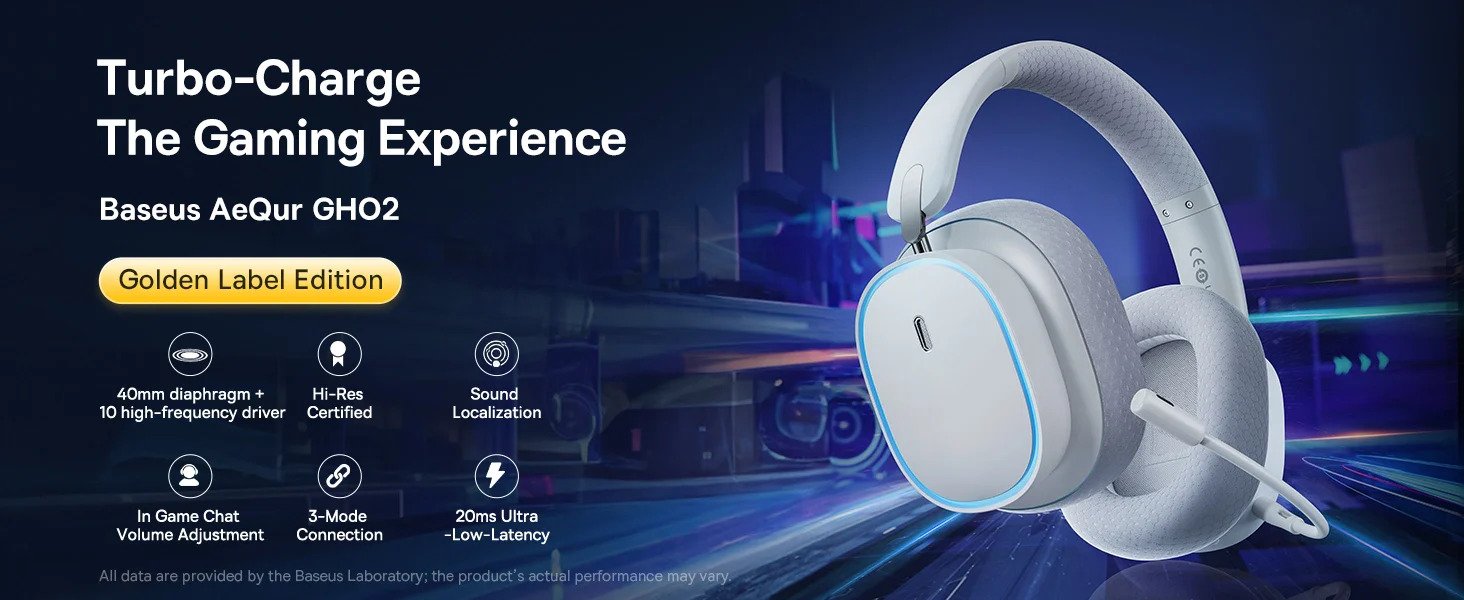 Baseus AeQur GH02 Wireless Headphones