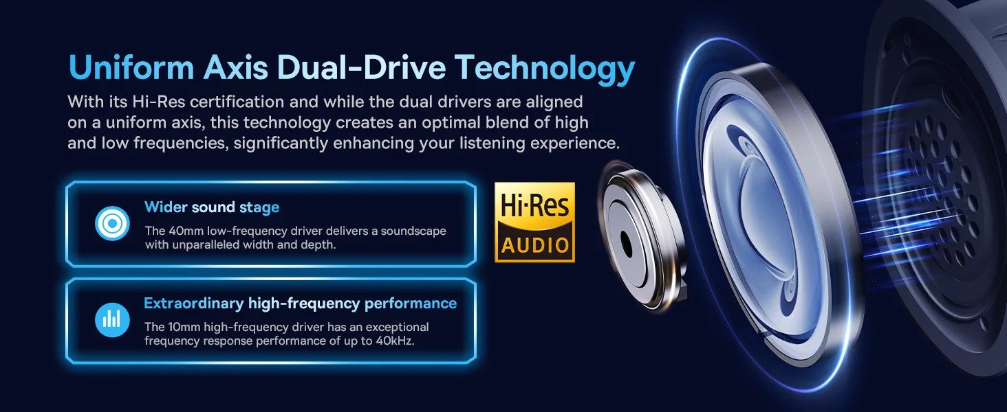 Baseus AeQur GH02 Wireless Headphones