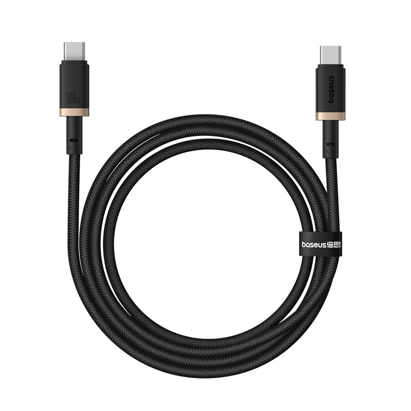 كابل باسيوس سلسلة متينة شحن سريع من Type-C إلى Type-C 100W