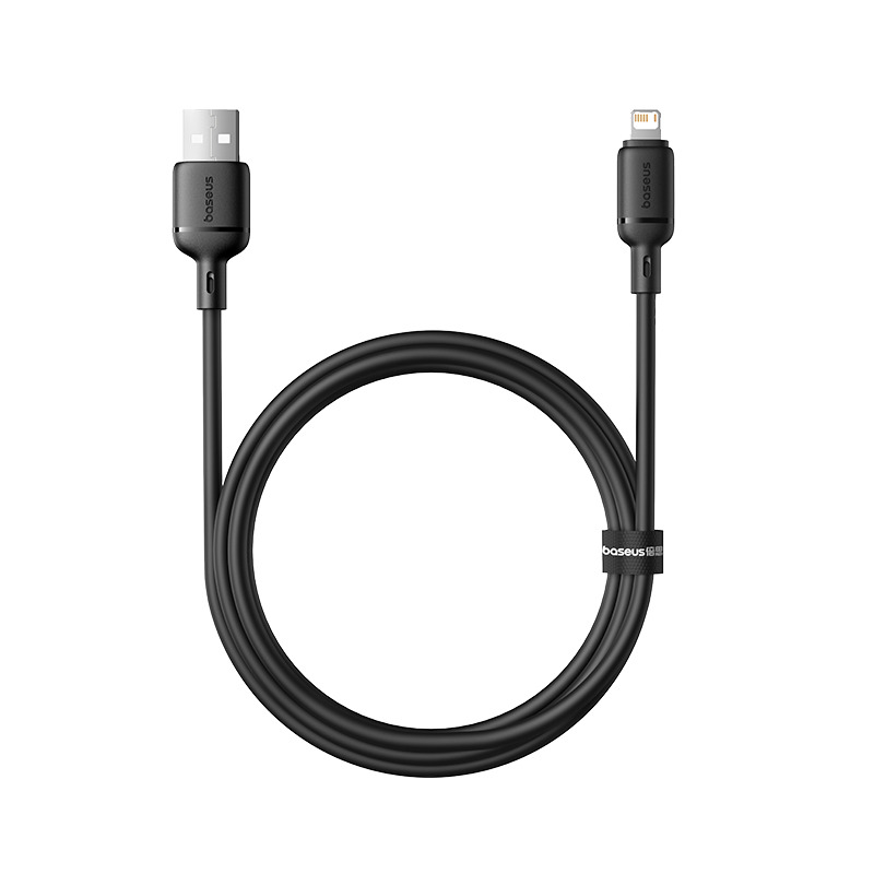 كابل شحن سريع Baseus Silky Series USB إلى Lightning 2.4A