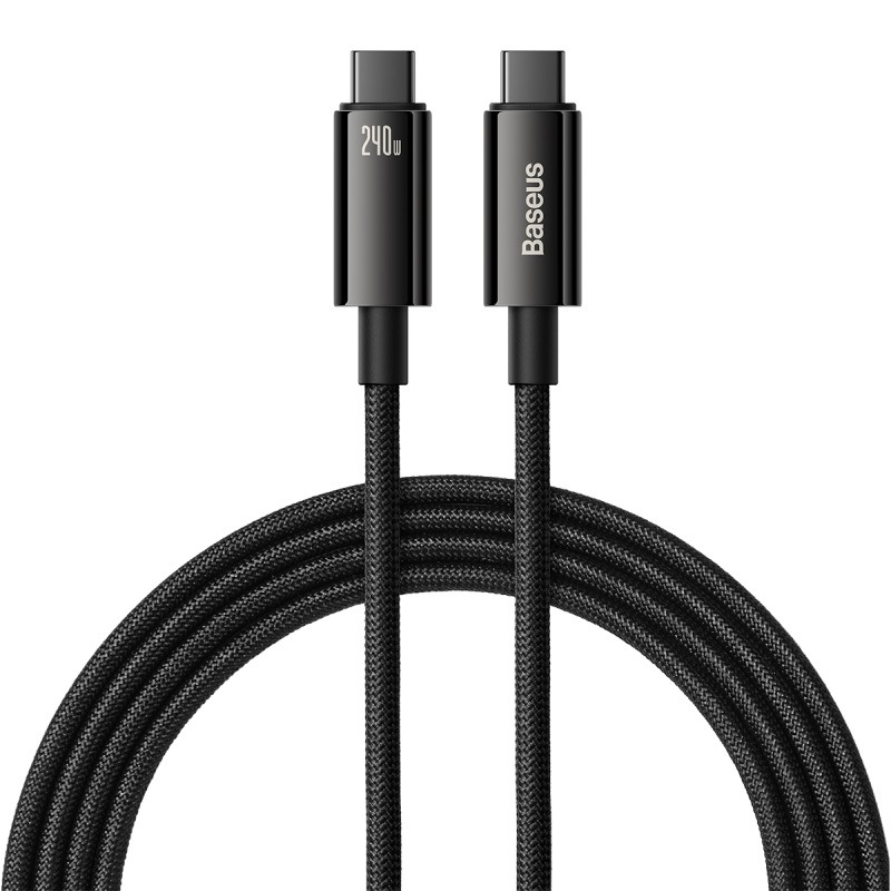 Baseus Tungsten Gold Fast Charging Data Cable USB-C to USB-C 240W