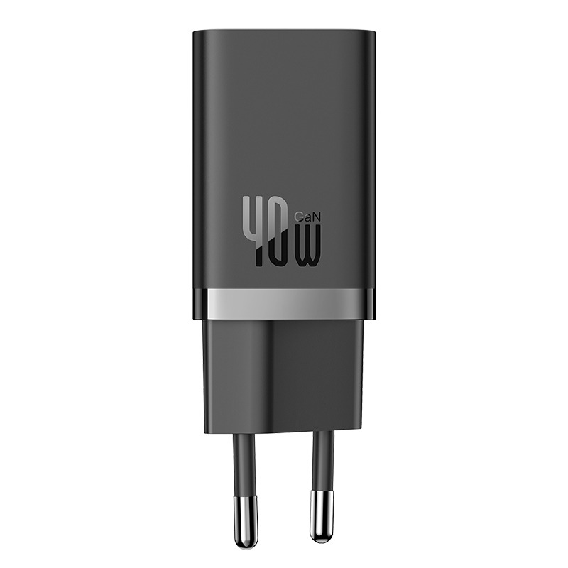 شاحن باسيوس GaN5 Pro بمنفذي USB-C سريع 40W