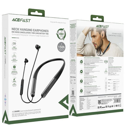 Acefast N1 Wireless Neckband Earbuds with ENC Noise Reduction