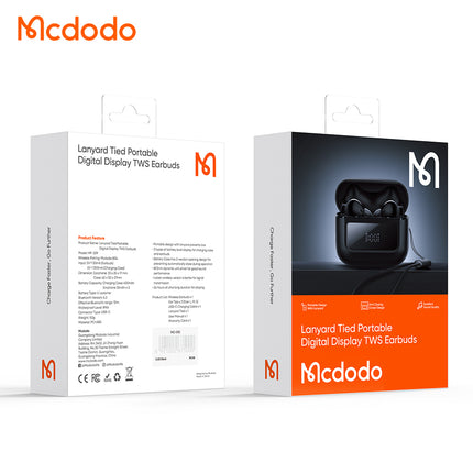 Mcdodo B04 TWS Bluetooth Headphones HP-3290 Black