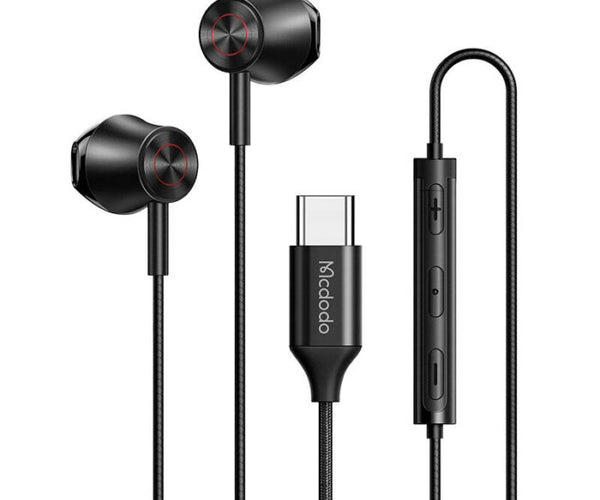 Mcdodo Digital Earphone USB Type-C Black HP-4070