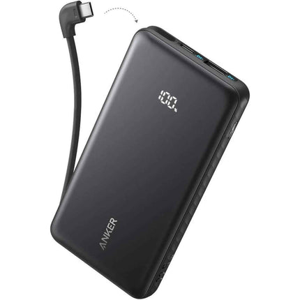 Anker Zolo Power Bank 10000mAh 22.5W with Built-in USB-C Cable