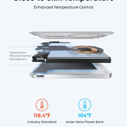 Anker MagGo Power Bank 5K Slim - Qi2 Wireless Charger 15W