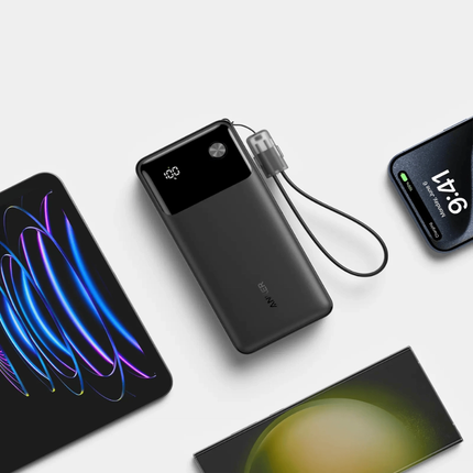 Anker 30W Power Bank 20000mAh with Digital Display - Black