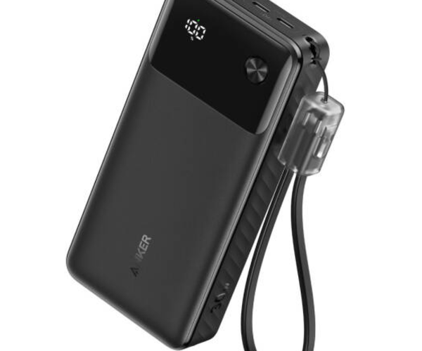 Anker 30W Power Bank 20000mAh with Digital Display - Black