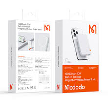 باور بانك Mcdodo 10000 مللي أمبير 1C 20 واط أبيض MC-5100