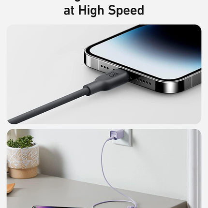 كابل Anker 542 من USB-C إلى Lightning مواد بيولوجية 90 سم 30 واط أسود