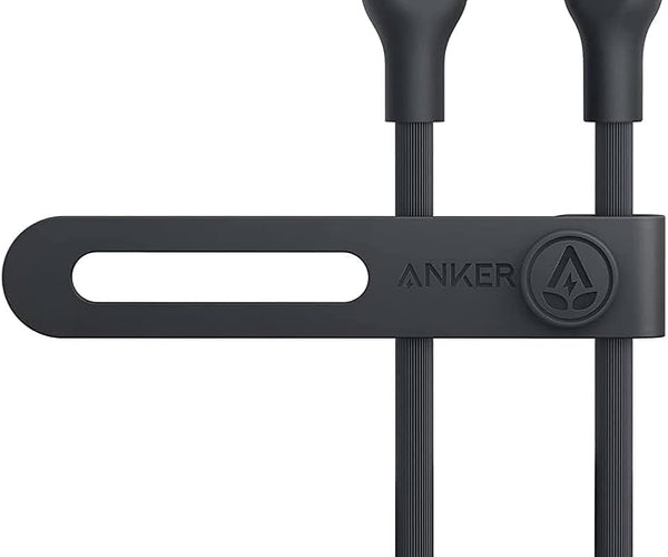 كابل Anker 542 من USB-C إلى Lightning مواد بيولوجية 90 سم 30 واط أسود