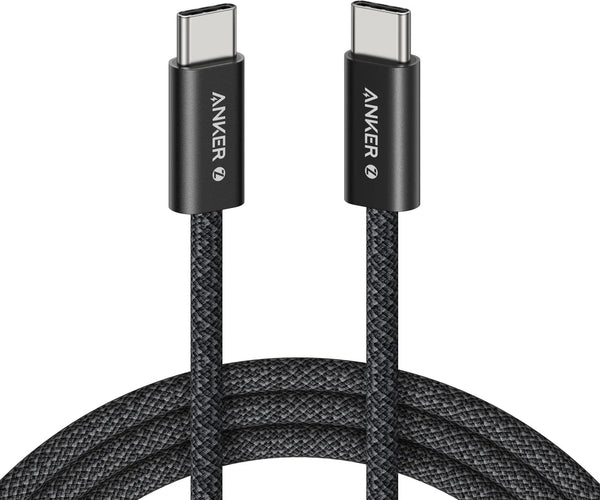 كابل أنكر زولو USB-C إلى USB-C 240 واط مضفر 1.8 متر
