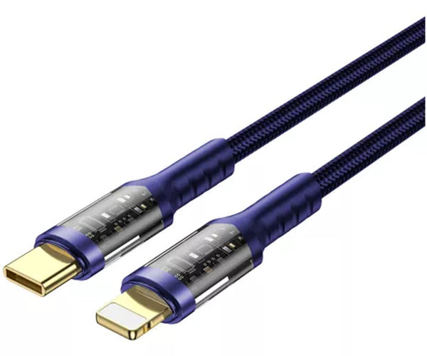WiWU USB-C to Lightning Cable 1.2m GEEK Series