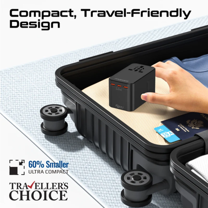Promate TripMate-GaN160 Universal Travel Adapter 160W