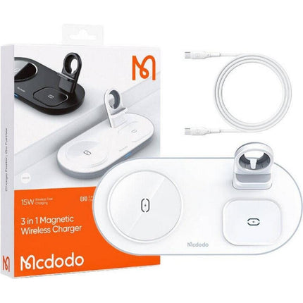 شاحن لاسلكي 3 في 1 من Mcdodo 15 واط LCH-7062