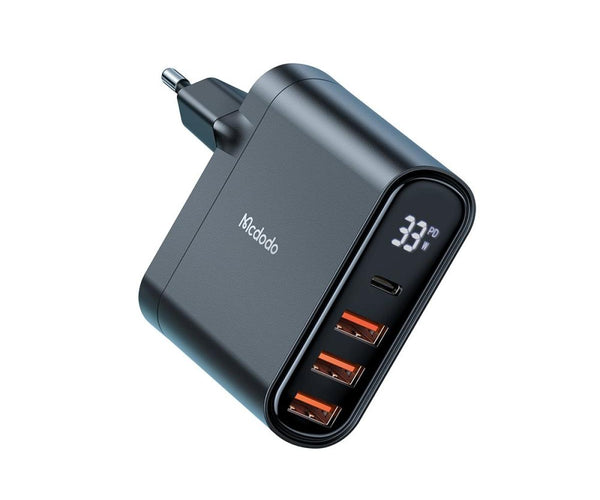 Mcdodo 33W 4-Port Fast Charger with Digital Display CH-2250