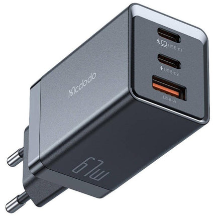 شاحن Mcdodo GaN 5 Mini Pro بقوة 67 واط مع كابل USB-C بطول 2 متر