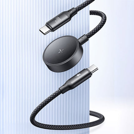 شاحن Mcdodo 2 في 1 USB-C إلى USB-C وشاحن لاسلكي لساعة Samsung بقوة 60 واط 1.2 متر CA-4210