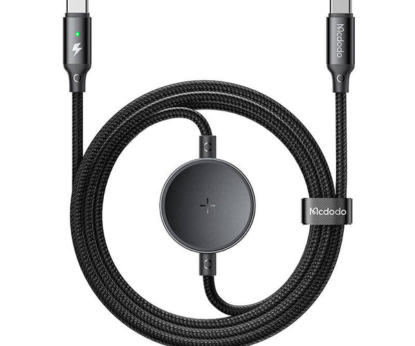 Mcdodo 2-in-1 USB-C to USB-C & Samsung Watch Wireless Charger 60W 1.5M