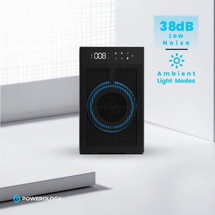 Powerology Smart Air Purifier with HEPA H11 Filter and PM2.5 Sensor