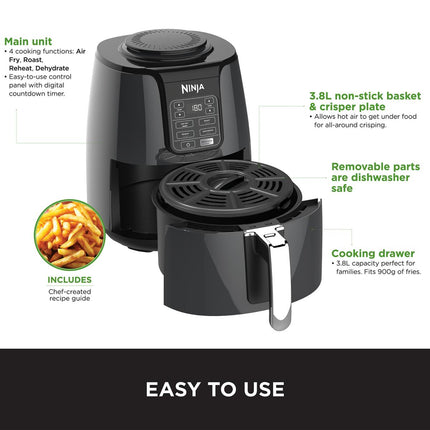 Ninja AF100ME Air Fryer 3.8L 1500W