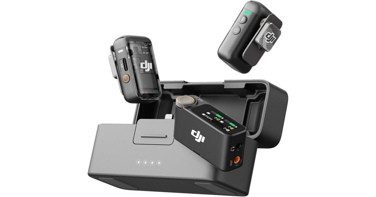 DJI Mic 2 Digital Wireless Lavalier Microphone