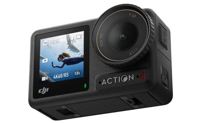 كاميرا DJI Osmo Action 4 Adventure Combo 4K/120fps المقاومة للماء