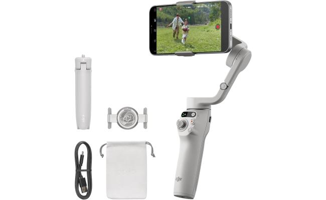 DJI Osmo Mobile 6 Gimbal Stabilizer for Smartphones - Platinum Gray