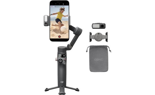 مثبت DJI Osmo Mobile 7P - رمادي