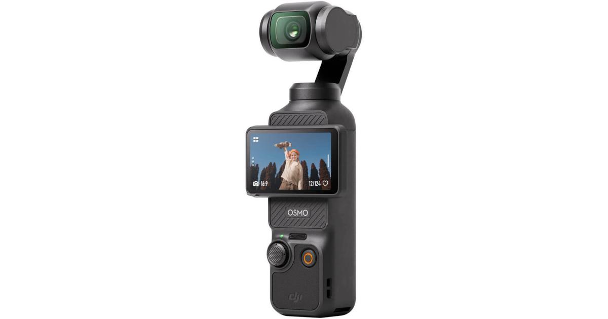 كاميرا DJI Osmo Pocket 3 مع جيمبل وحساس 1 بوصة وتسجيل 4K/120fps