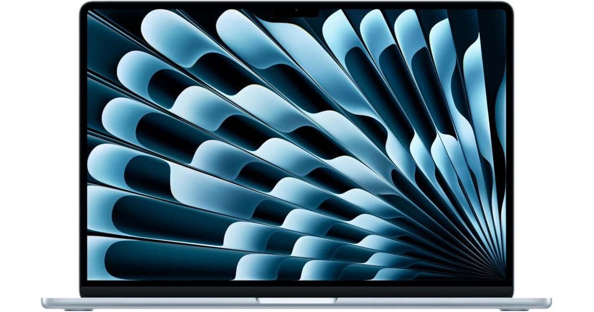 أبل ماك بوك إير 15 (2026) شريحة M5 512GB 16GB أزرق سماوي