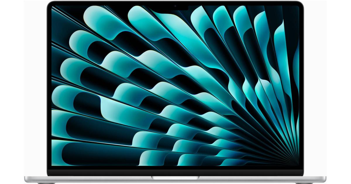 أبل ماك بوك إير 15 2023 M2 256GB 8GB فضي
