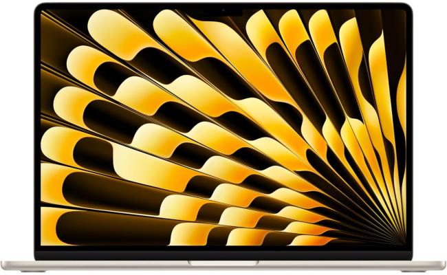 أبل ماك بوك إير 15 2024 M3 256GB 16GB معالج 8 نوى 10 نوى رسوميات ستارلايت