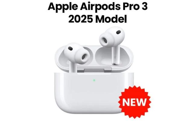 Apple AirPods Pro 3 Wireless Headphones with Charging Case