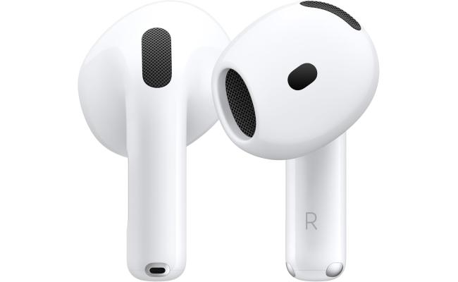 سماعات Apple AirPods 4 اللاسلكية مع شريحة H2 وعلبة شحن USB-C